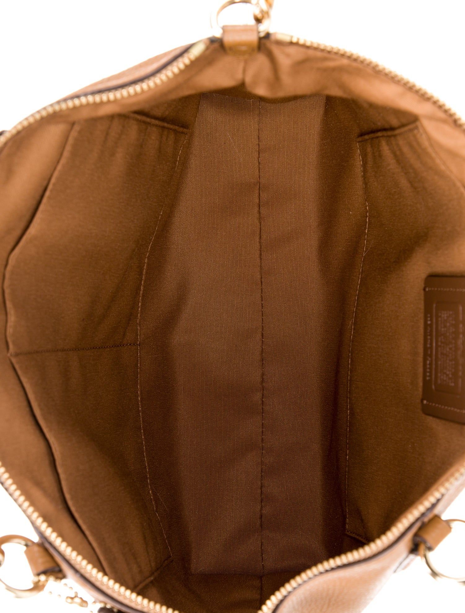 Coach Leather Top Handle Bag
